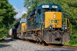 CSX 8014 leads E725